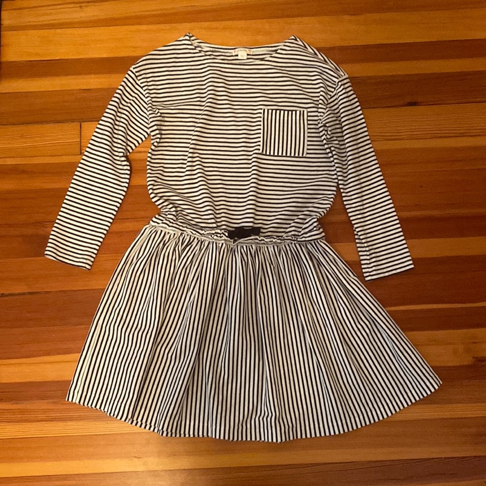 Girls’ striped dress